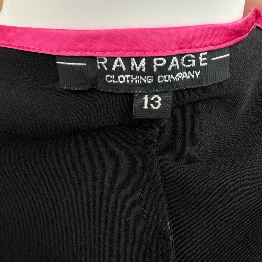Y2K Rampage Punk Pink Black Tulle Hoco Dress 13 - Picture 8 of 8